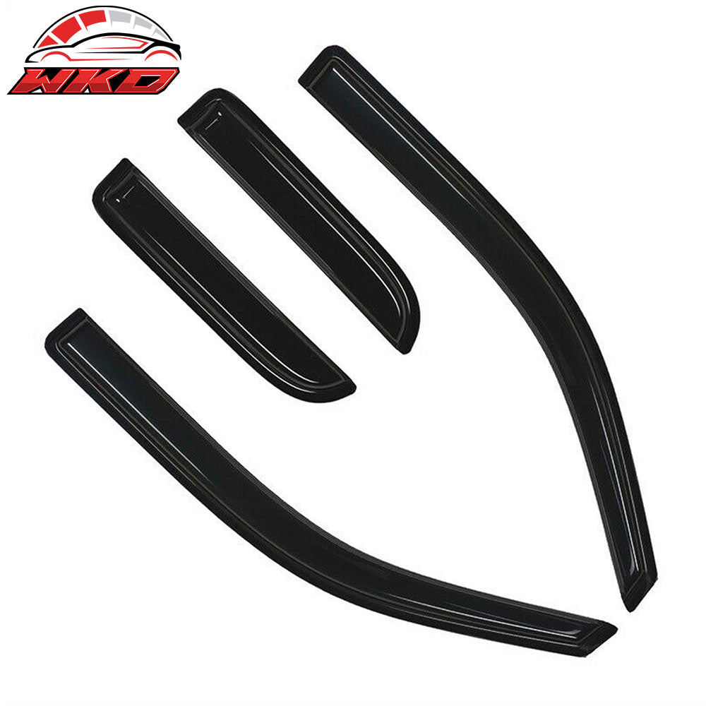 Fits 04-14 Ford F150 Extended Cab Window Visor Vent Rain Guard Shade Deflector