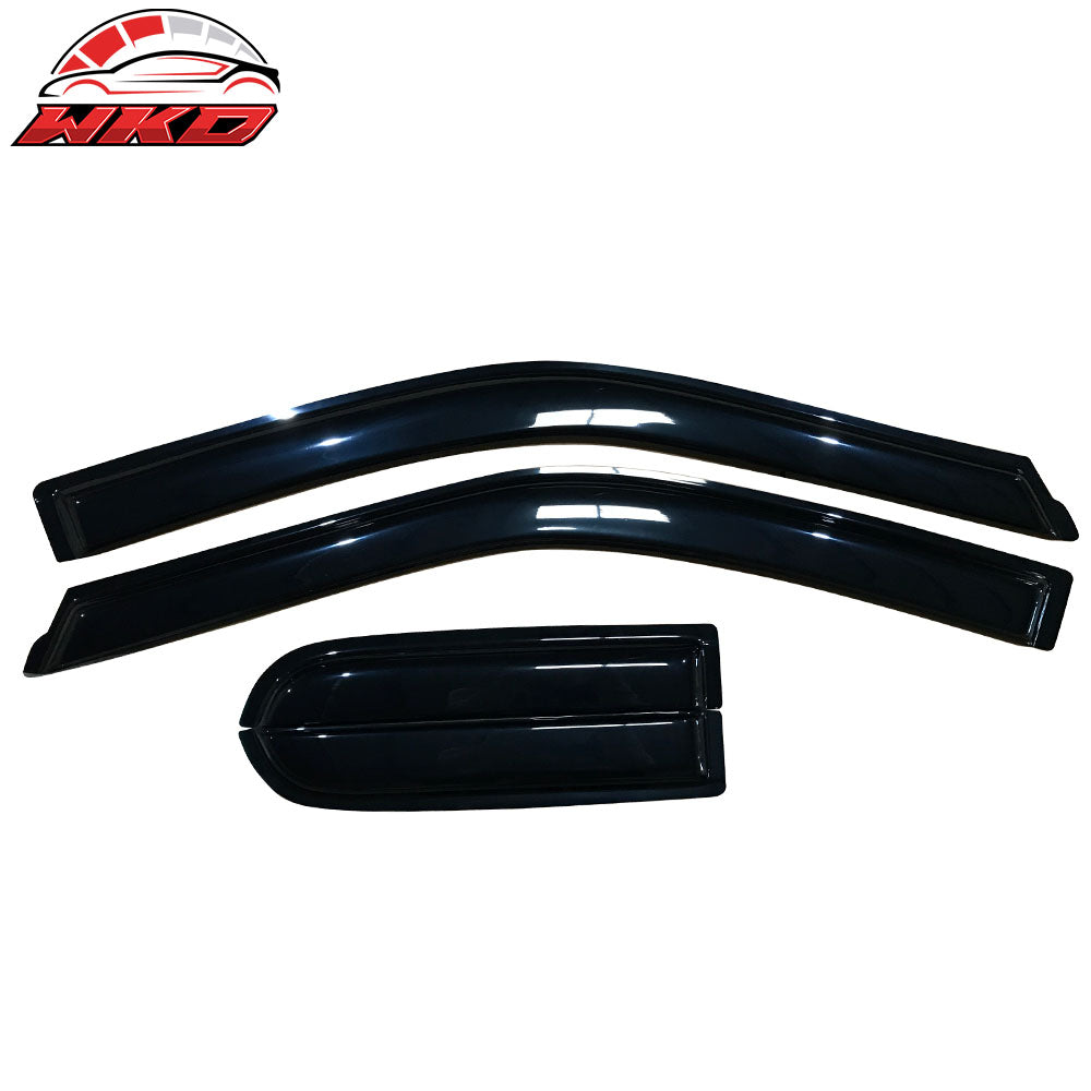 2015-25 Ford F150 2017-25 F250-F450 Extended Super Cab Window Visor Acrylic 4PC | Wholesale
