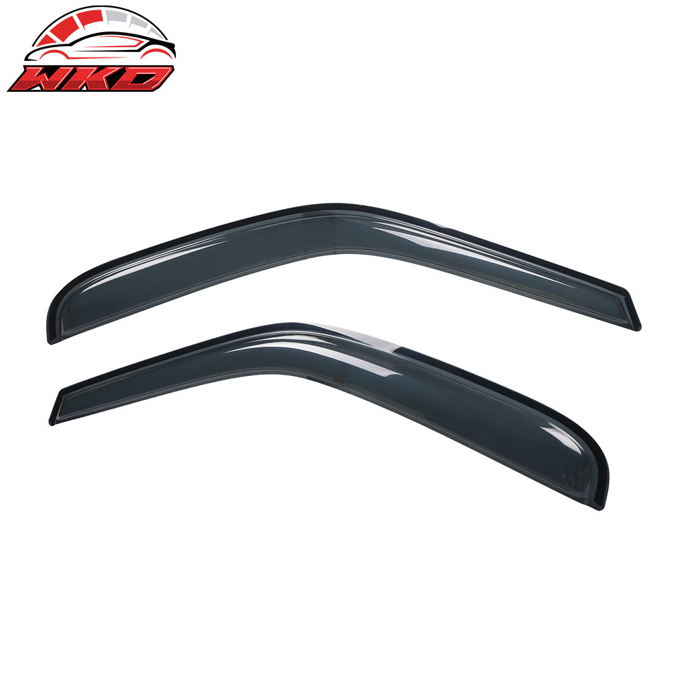 Fits 97-03 Ford F150 F250 Extended Cab Acrylic 4PCS Window Visors Vent Tape-On