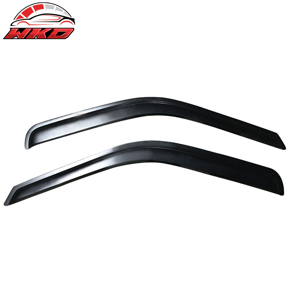 Fits 99-16 Ford F250 F550 Super Duty Standard Cab Window Visors Acrylic Tape-On