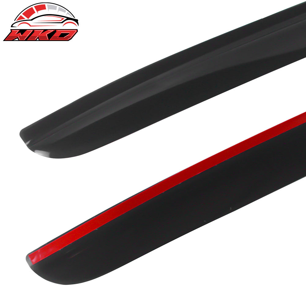 Fits 15-23 Ford Mustang Coupe Only Acrylic Window Visors Rain Guard Vent 2Pc Set