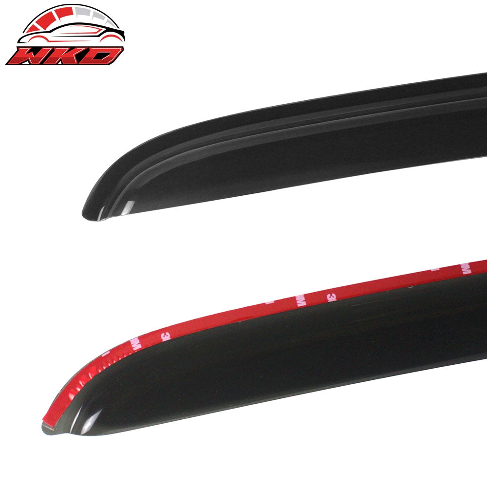 Fits 94-04 Ford Mustang Acrylic Window Visors Rain Guard Wind Deflector 2Pc Set