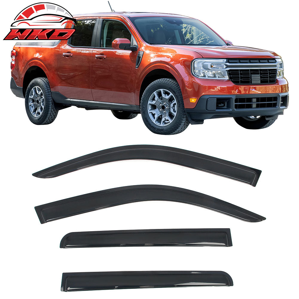 Wholesale 22-25 Ford Maverick Slim Window Visors Acrylic Sun Shade Rain Guard 4PCS