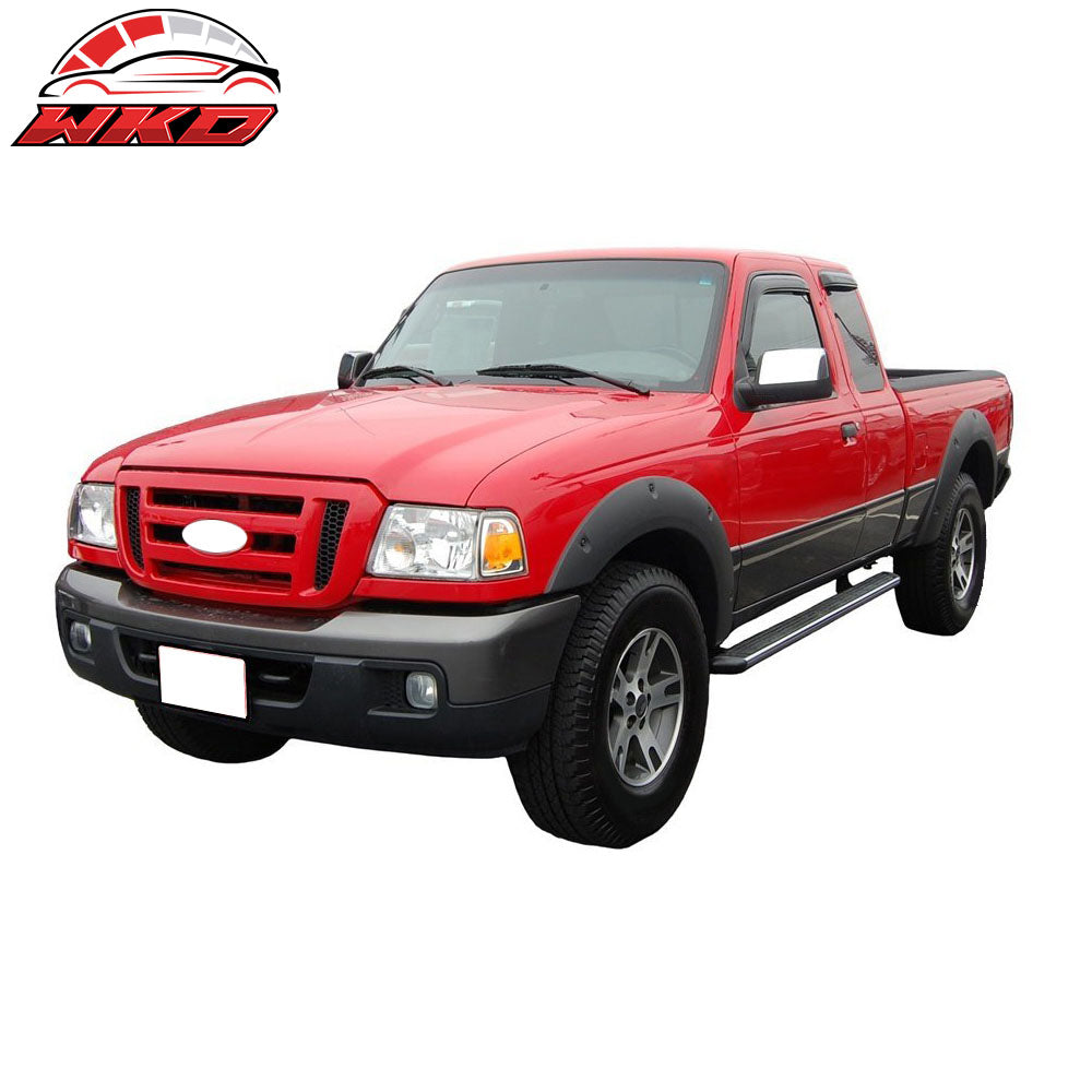 Fits 99-11 Ranger 99-00 Mazda B2500 In Channel 4PC Window Visors Vent Rain Guard