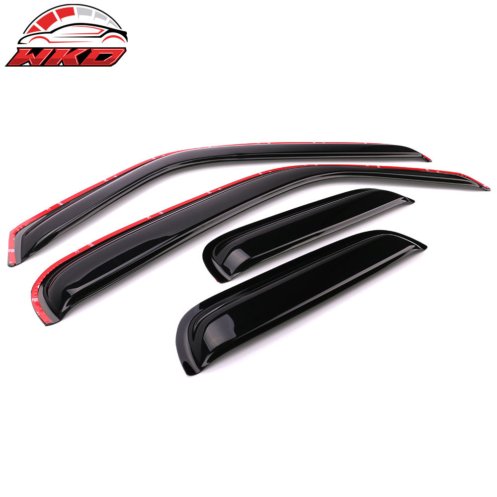 Fits 99-11 Ranger 99-00 Mazda B2500 In Channel 4PC Window Visors Vent Rain Guard