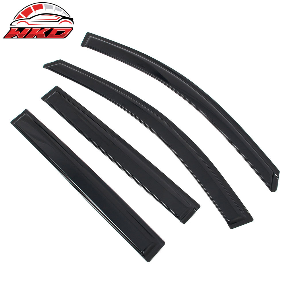 Fits 18-24 GMC Terrain Tape on Window Visors Vent Rain Sun Wind Guards Deflector