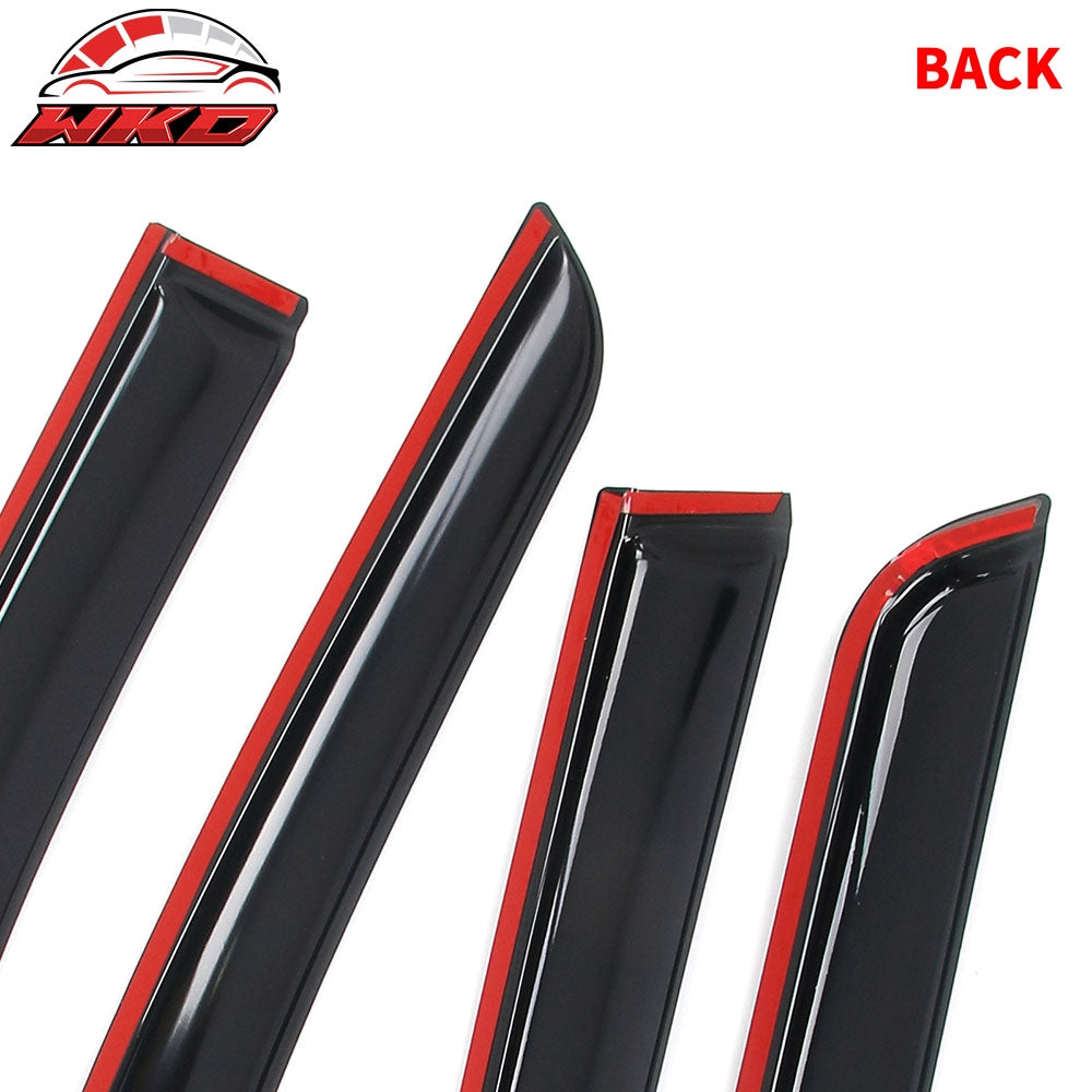 Fits 21-25 Chevy Tahoe & GMC Yukon Tape on Window Visors Vent Guards Deflectors