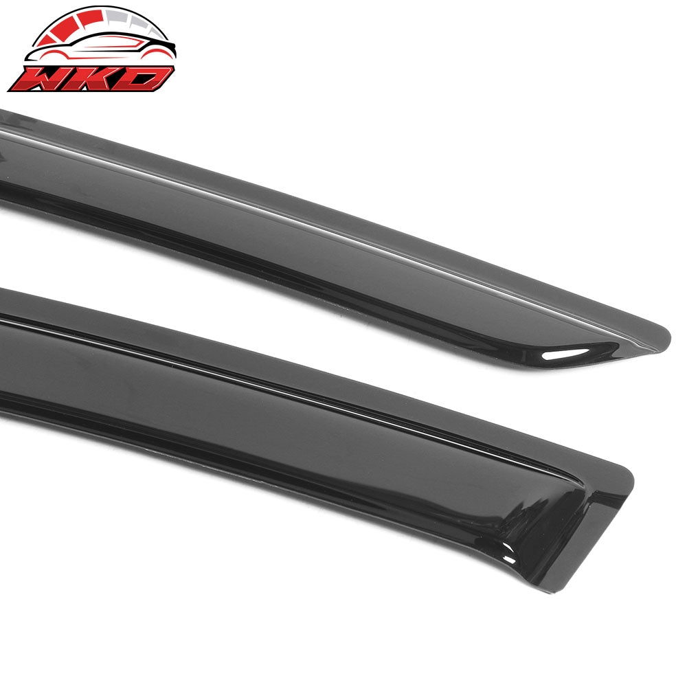 Fits 13-17 Honda Accord Coupe Acrylic Side Window Visors Sun Rain Guard 2Pc Set