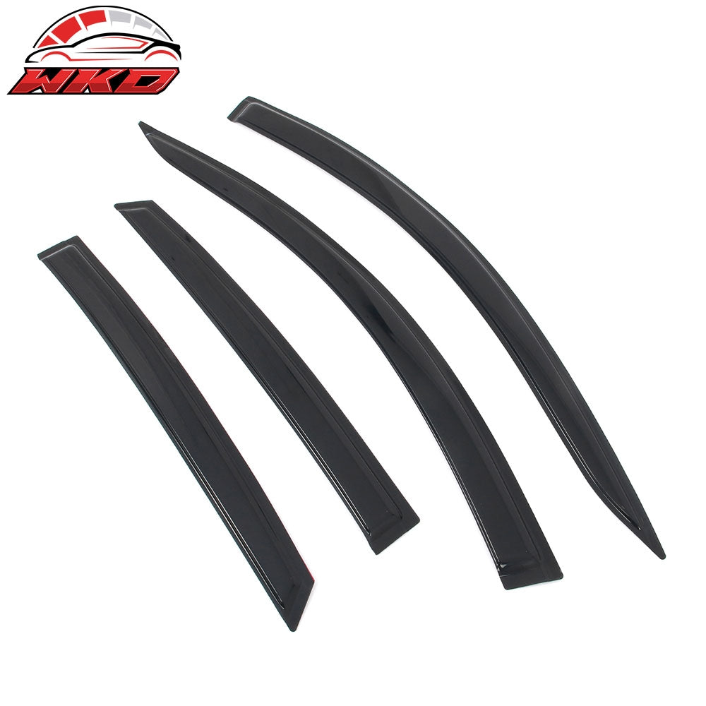 Fits 18-25 Honda Accord Tape on Window Visors Vent Rain Sun Wind Guard Deflector