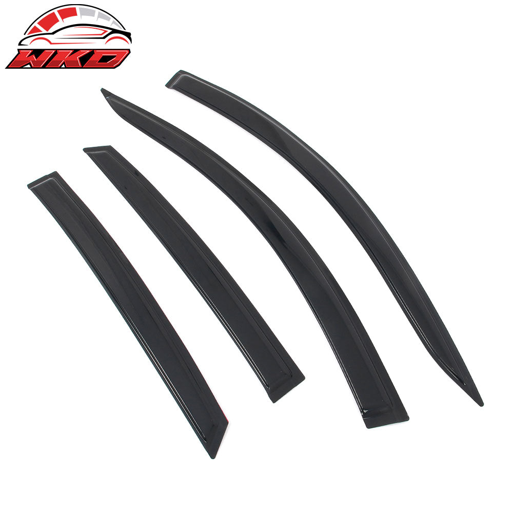 Fits 18-25 Honda Accord Tape on Window Visors Vent Rain Sun Wind Guard Deflector