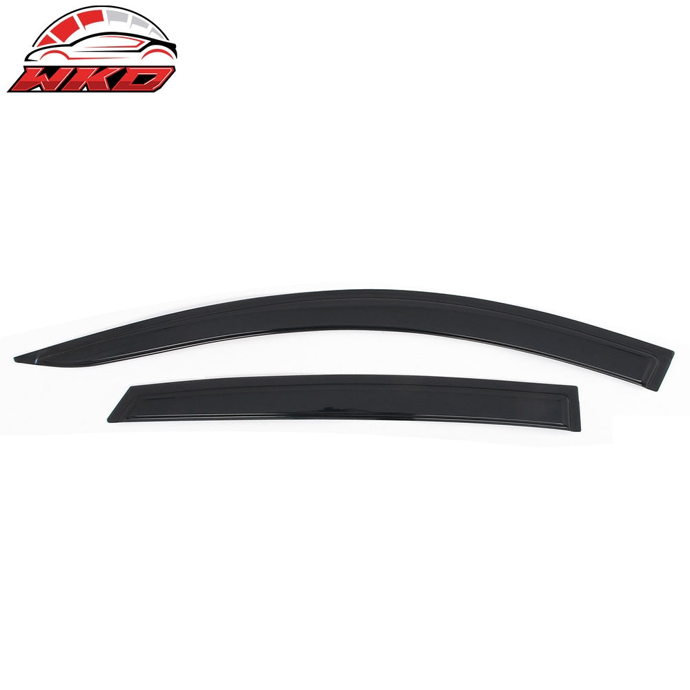 Fits 18-25 Honda Accord Tape on Window Visors Vent Rain Sun Wind Guard Deflector