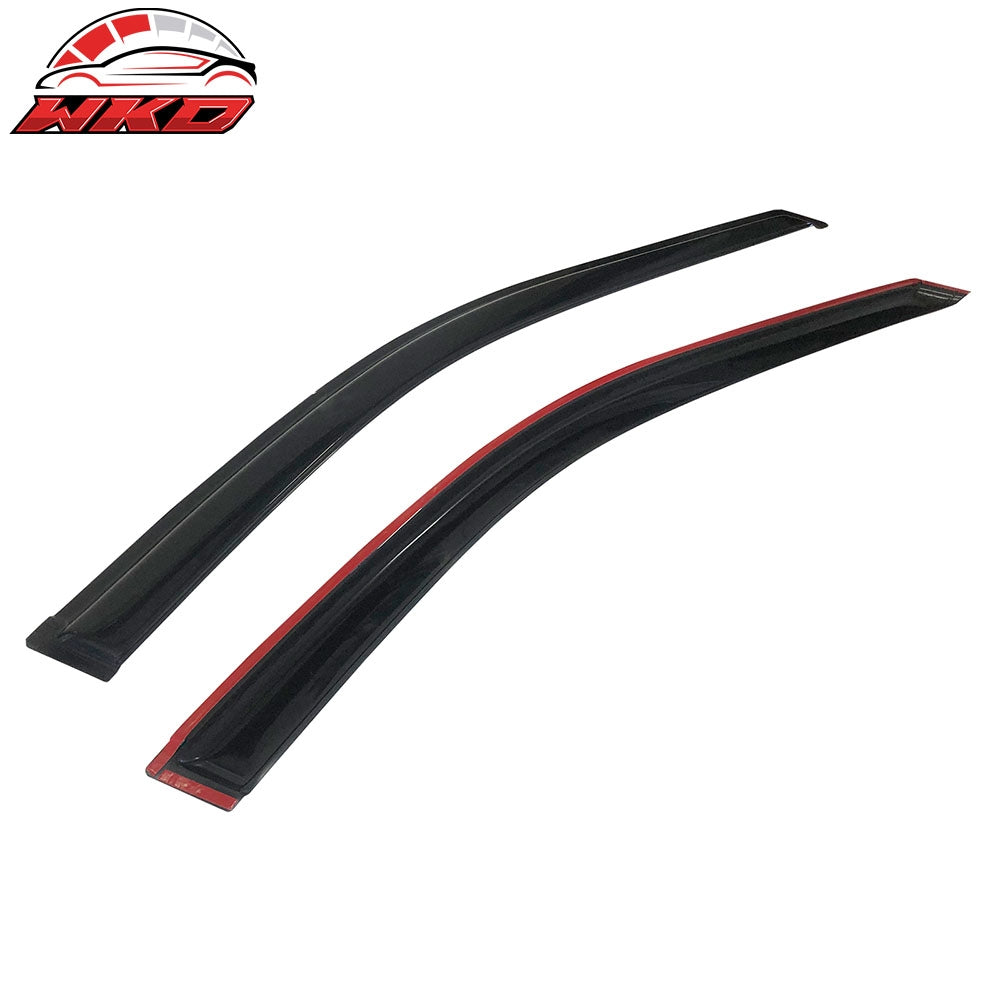 Fits 98-02 Honda Accord 2DR Window Visors Acrylic Sun Rain Guard 2PC Vent Shield
