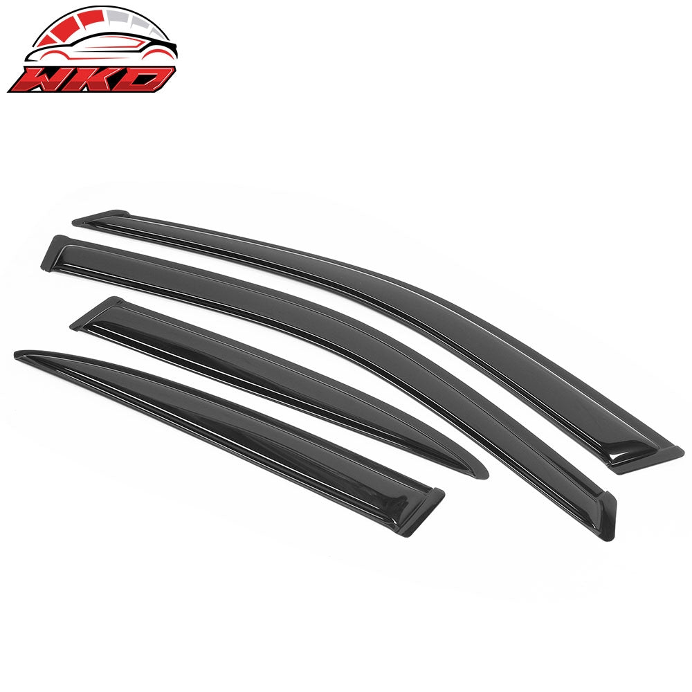 Fits 01-05 Honda Civic Sedan Window Visor Rain Guard Sun Shade Vent Acrylic 4Pcs
