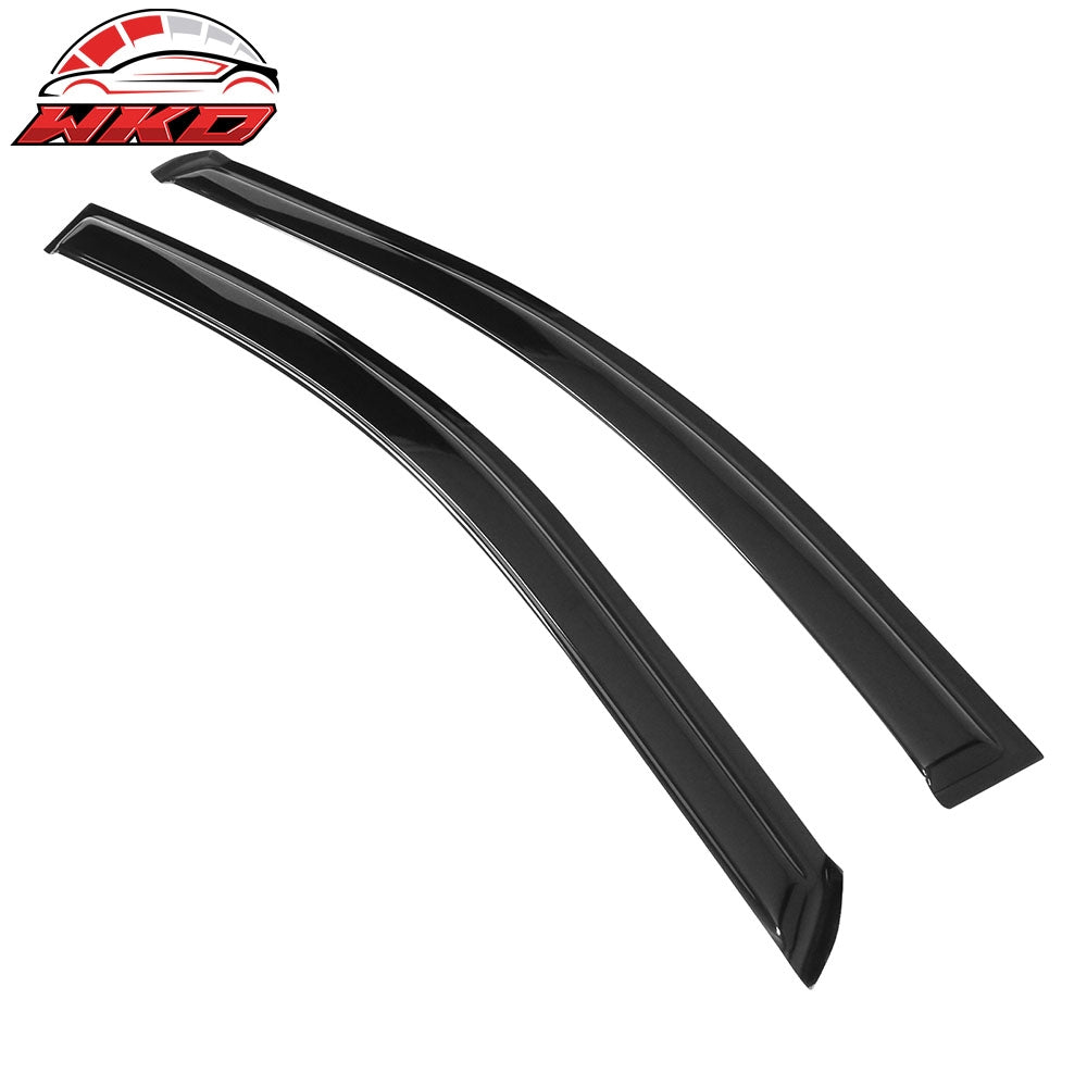 Fits 06-11 Honda Civic Coupe 2PCS Windows Visor Sun Guard Rain Deflector Tape-On