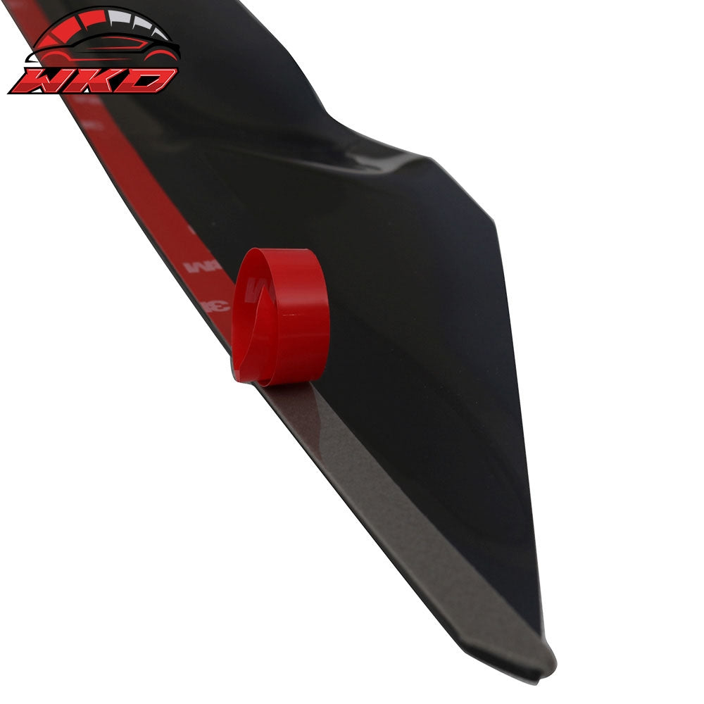 Fits 16-20 Honda Civic Coupe Mugen Style Window Visors Rain Deflectors Tape-On