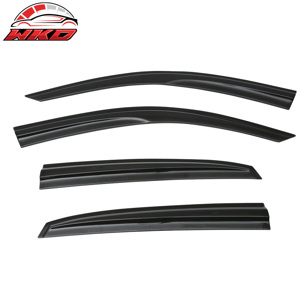 Wholesale 2017-2021 Honda Civic Hatchback 4PCS Mugen Style Window Visors Acrylic - Bulk Orders & Dealer Pricing Available