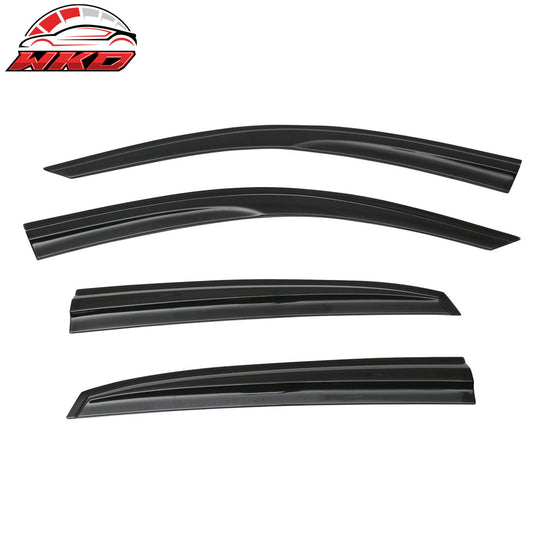 Wholesale 2017-2021 Honda Civic Hatchback 4PCS Mugen Style Window Visors Acrylic - Bulk Orders & Dealer Pricing Available