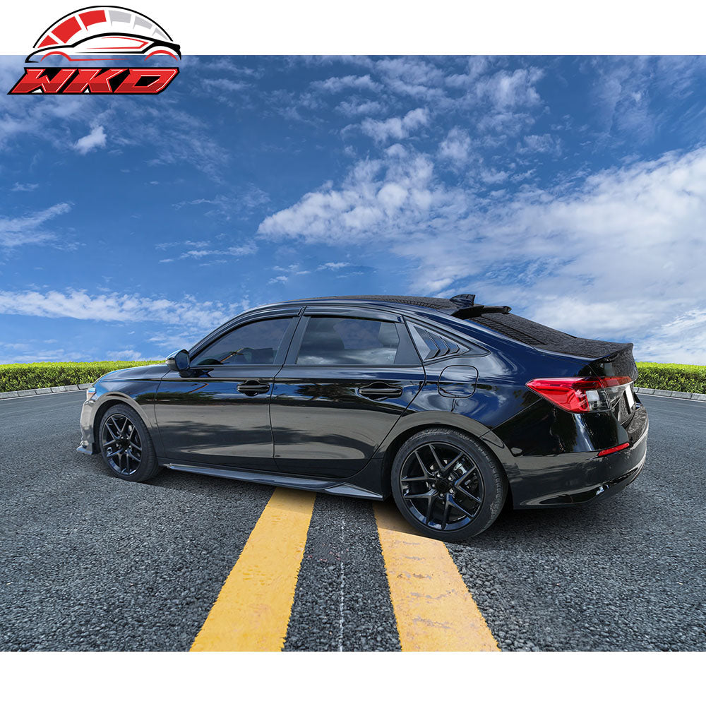 Fits 22-26 Honda Civic Sedan Acrylic Tape-on 4PCS Window Visors Vent Rain Guard
