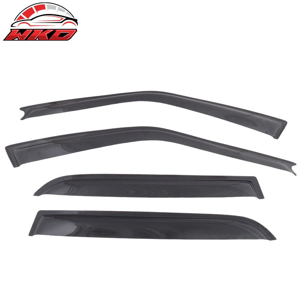 Wholesale 1988-1991 Honda Civic Sedan Slim Style Polycarbonate Window Visors 4PC - Bulk Orders & Dealer Pricing Available
