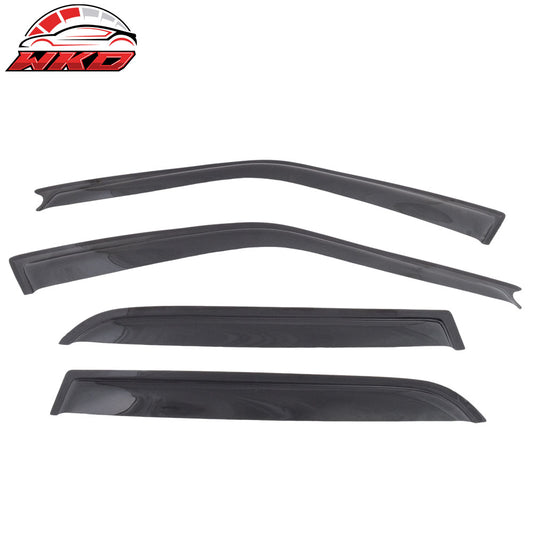 Wholesale 1988-1991 Honda Civic Sedan Slim Style Polycarbonate Window Visors 4PC - Bulk Orders & Dealer Pricing Available