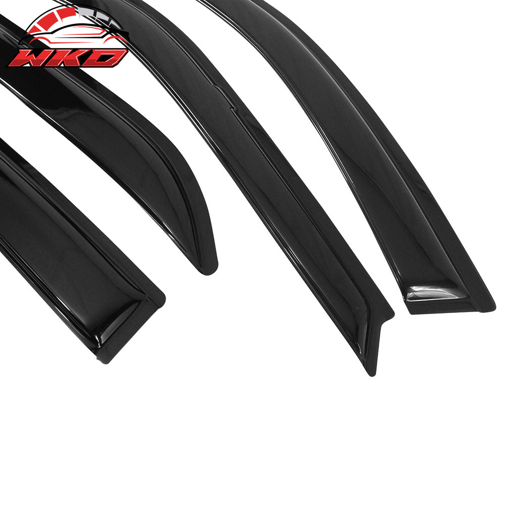 Fits 92-95 Honda Civic EG EH Sedan Acrylic Window Visors Deflectors 4Pcs Set