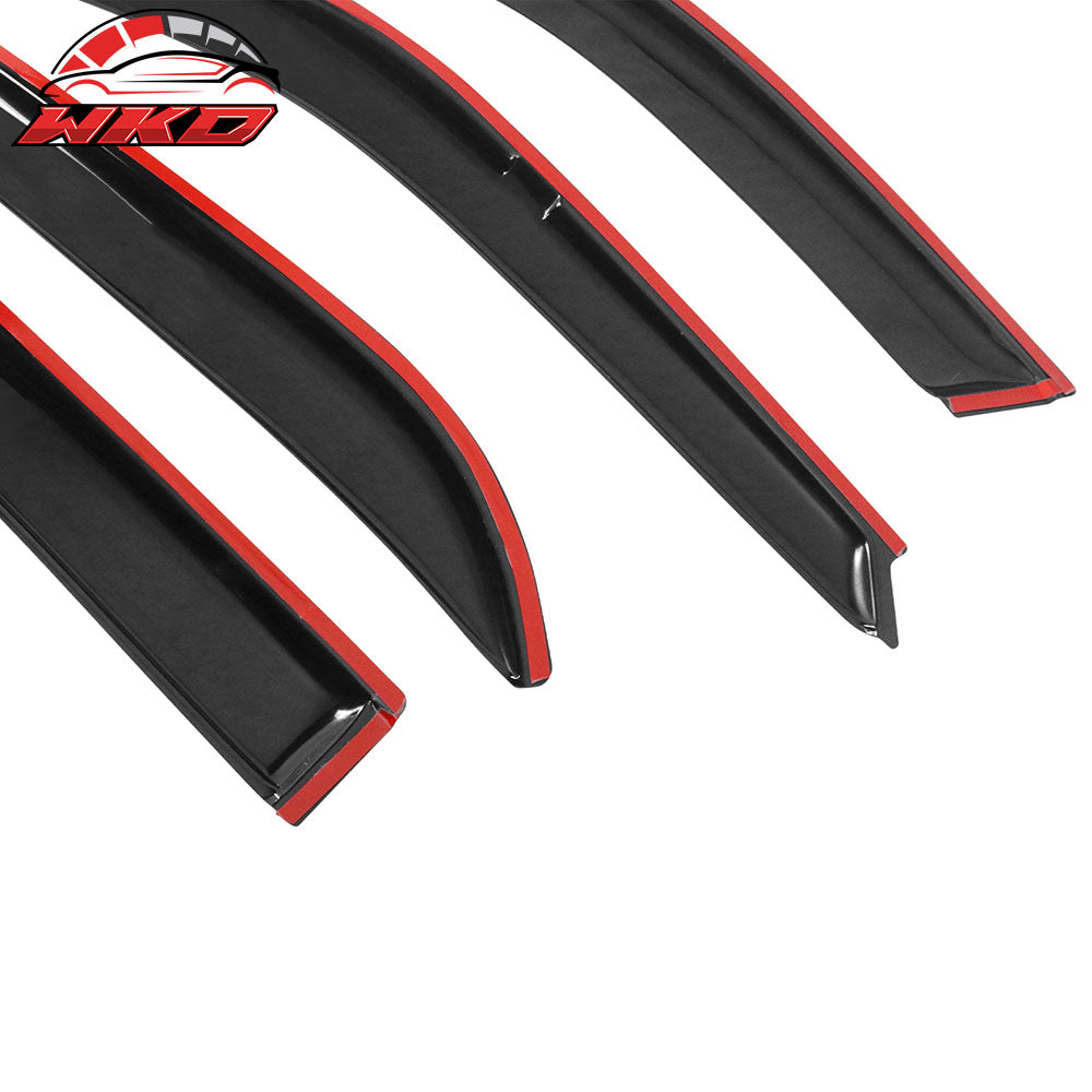 Fits 92-95 Honda Civic EG EH Sedan Acrylic Window Visors Deflectors 4Pcs Set