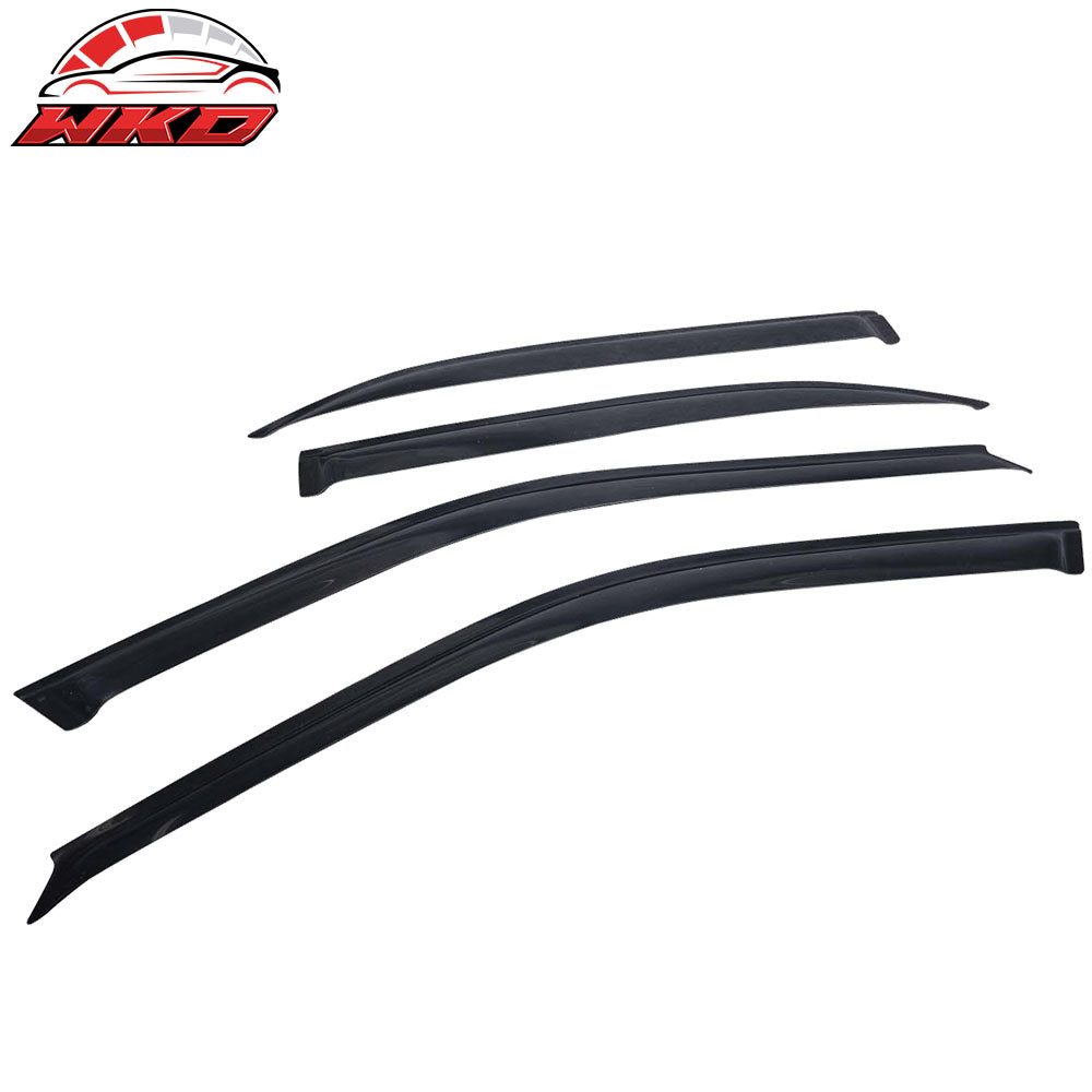 Fits 96-00 Honda Civic Sedan Window Visors Sun Rain Guard Deflector Acrylic 4PC