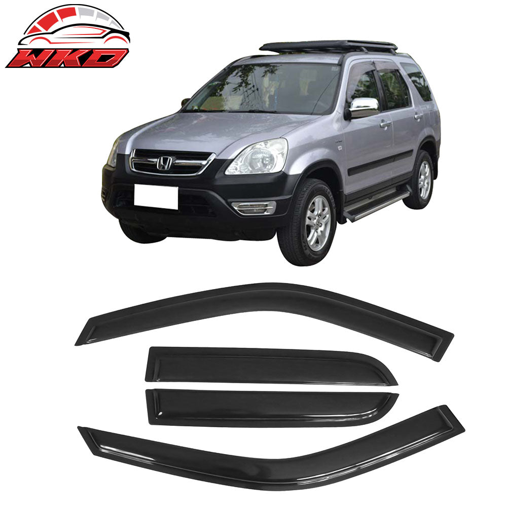 Wholesale 2002-2006 Honda CRV 4Pc Set Visor Windows Acrylic - Bulk Orders & Dealer Pricing Available