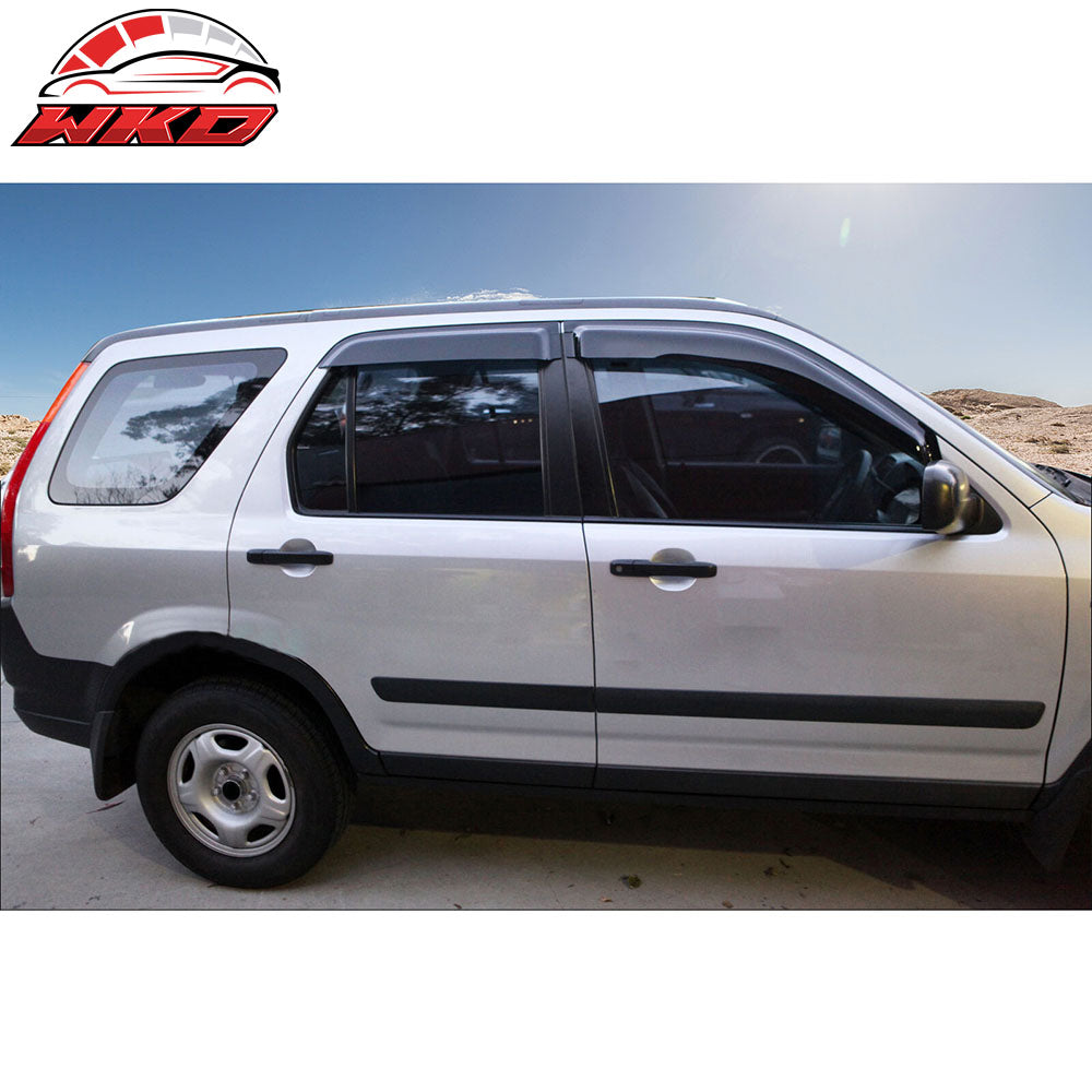 Fits 02-06 Honda CR-V Acrylic Window Visor Vent Sun Shade Rain Guard Deflector