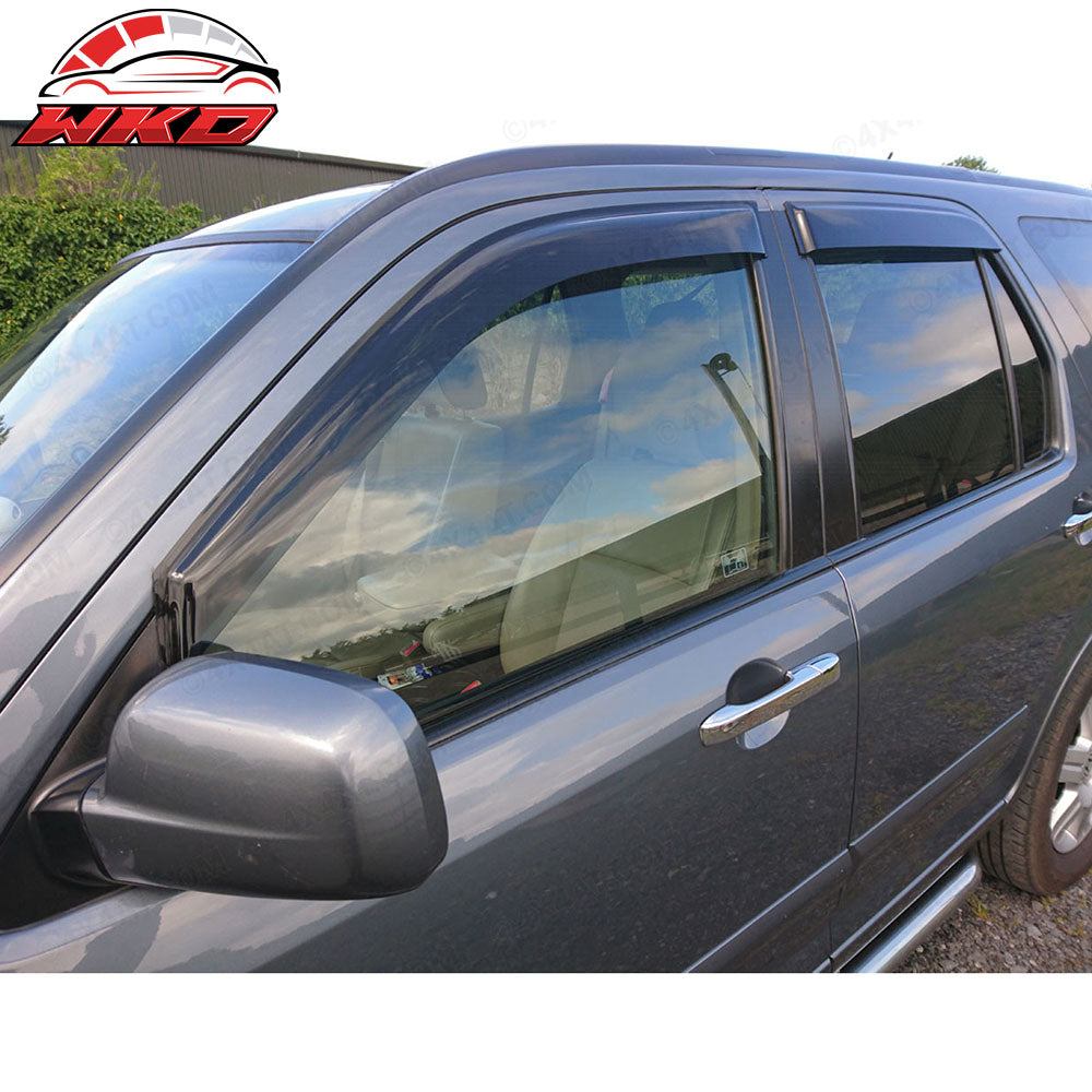 Fits 02-06 Honda CR-V Acrylic Window Visor Vent Sun Shade Rain Guard Deflector