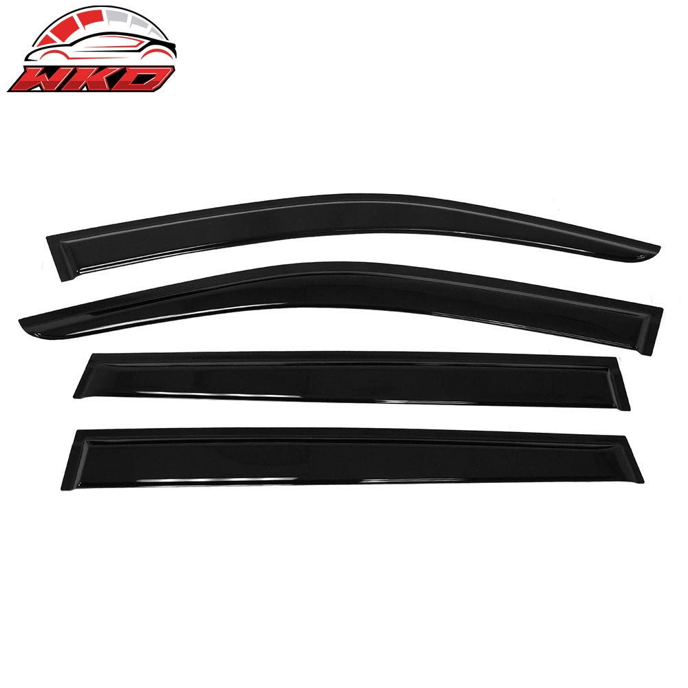 Wholesale 2016-2022 Honda Pilot 4DR Slim Style Black Window Visors Acrylic 4PCS 每 Bulk Orders & Dealer Pricing Available