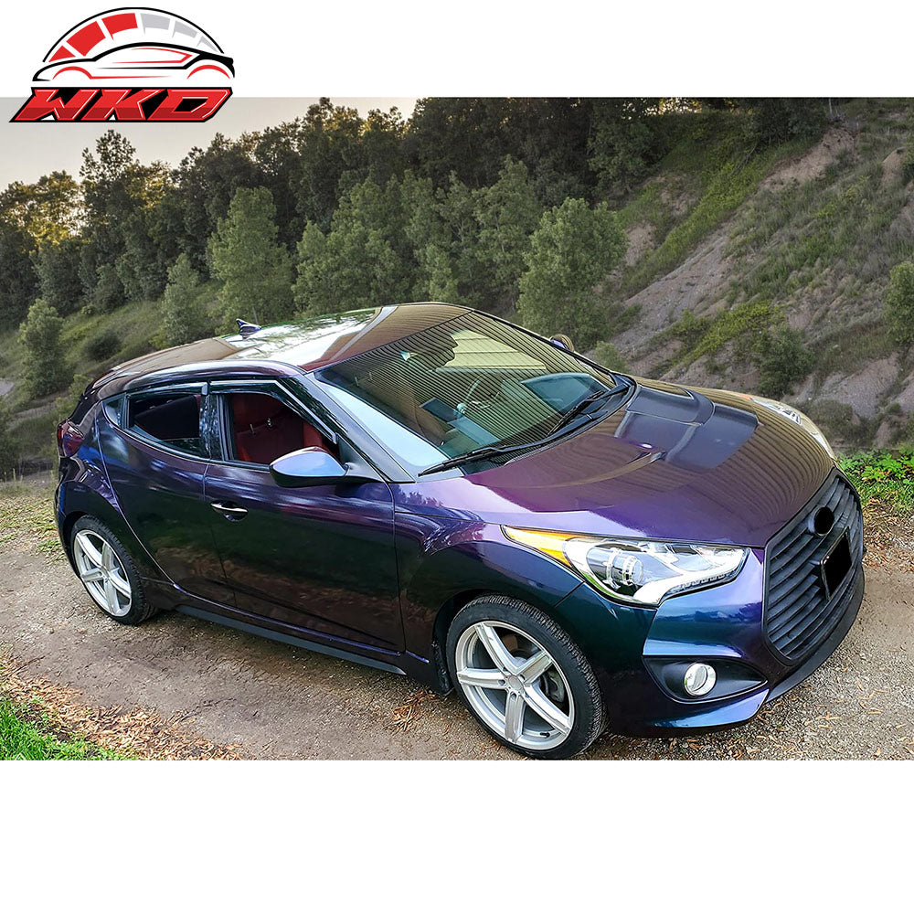 Fits 11-18 Hyundai Veloster Window Visors Acrylic Sun Guard Rain Deflector 4PC