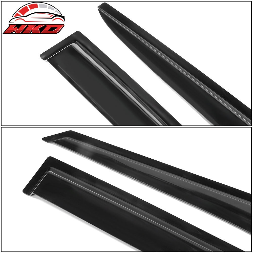 Fits 11-18 Hyundai Veloster Window Visors Acrylic Sun Guard Rain Deflector 4PC