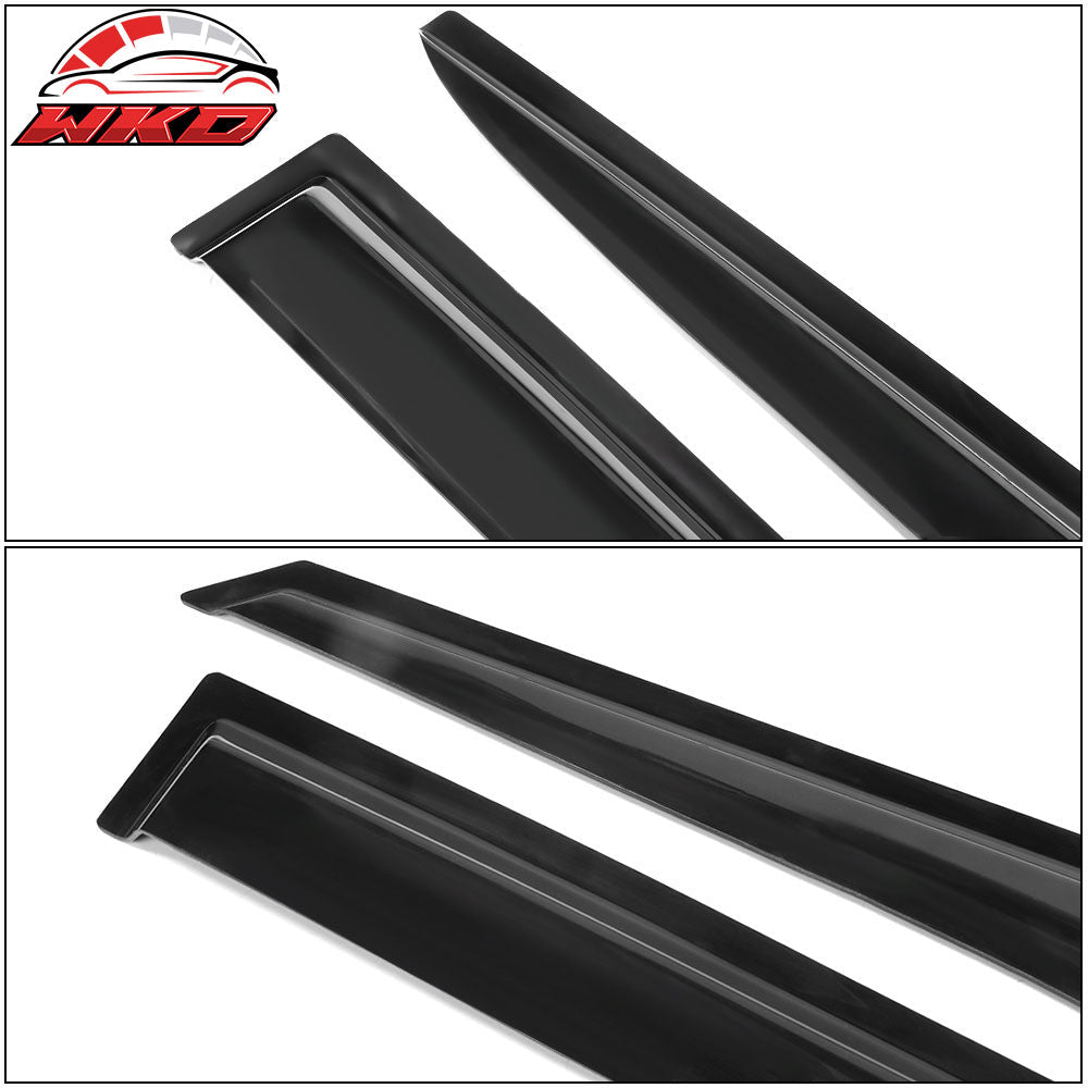 Fits 11-18 Hyundai Veloster Window Visors Acrylic Sun Guard Rain Deflector 4PC