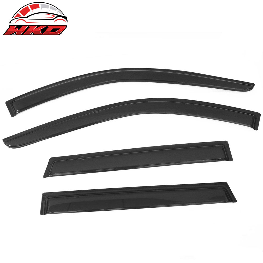 Wholesale 2011-2022 Jeep Grand Cherokee WK2 Smoke Slim Window Visors Acrylic - Bulk Orders & Dealer Pricing Available