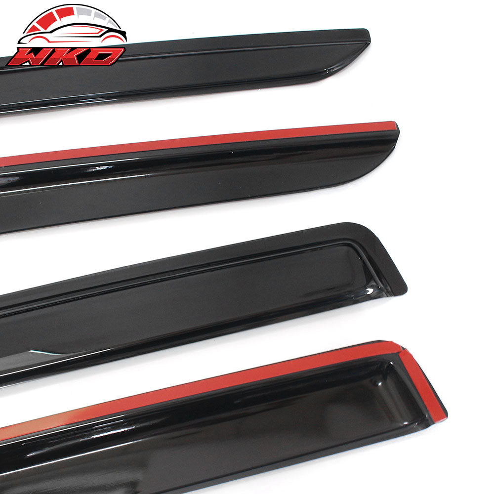 Fits 93-98 Jeep Grand Cherokee Acrylic 4PCS Window Visors Vent Rain Guard