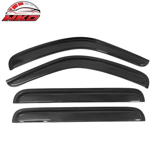 Wholesale 2008-2014 Jeep Liberty Slim Style Smoke Visor Windows Guard Acrylic - Bulk Orders & Dealer Pricing Available