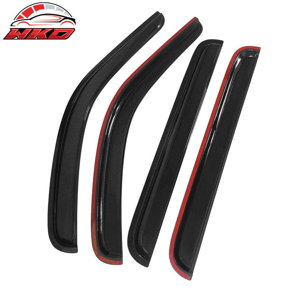 Fits 08-14 Jeep Liberty Window Visors Acrylic Sun Rain Deflector Guard 4Pc Set