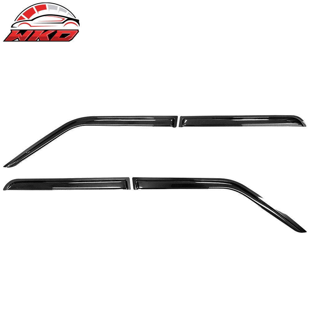 Fits 07-18 Jeep Patriot Window Visors Acrylic Sun Guard Rain Deflector 4Pc Set