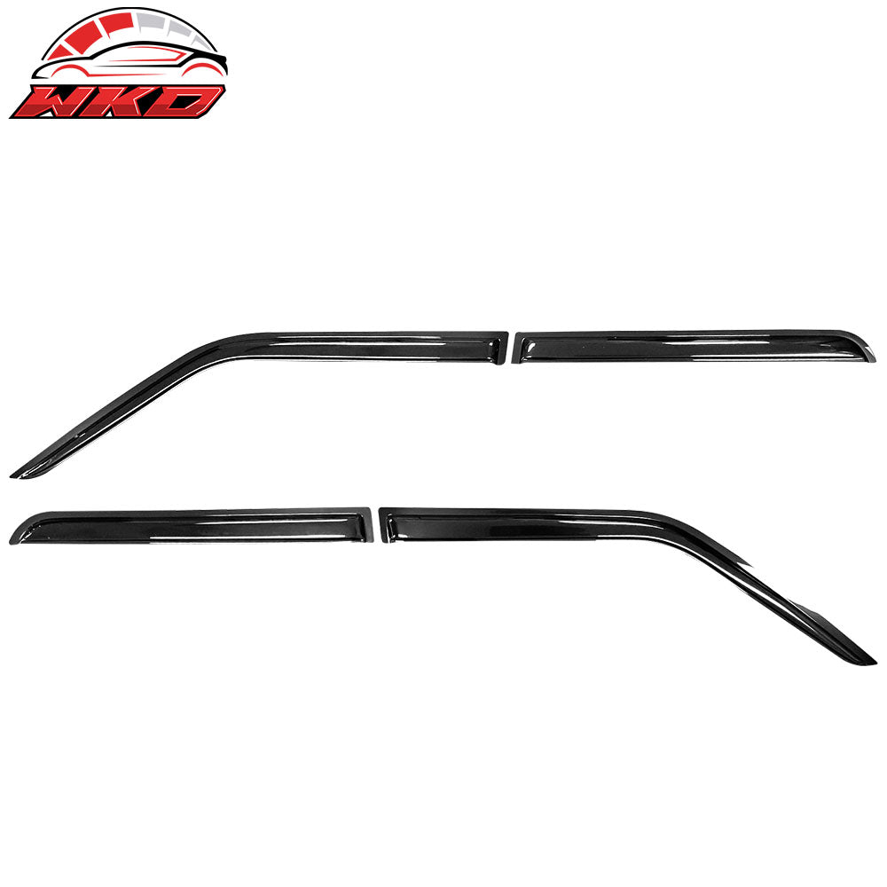 Fits 07-18 Jeep Patriot Window Visors Acrylic Sun Guard Rain Deflector 4Pc Set