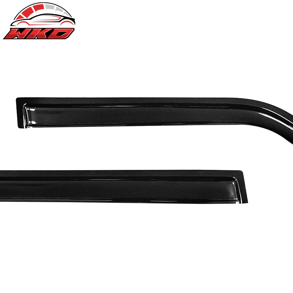 Fits 07-18 Jeep Patriot Window Visors Acrylic Sun Guard Rain Deflector 4Pc Set