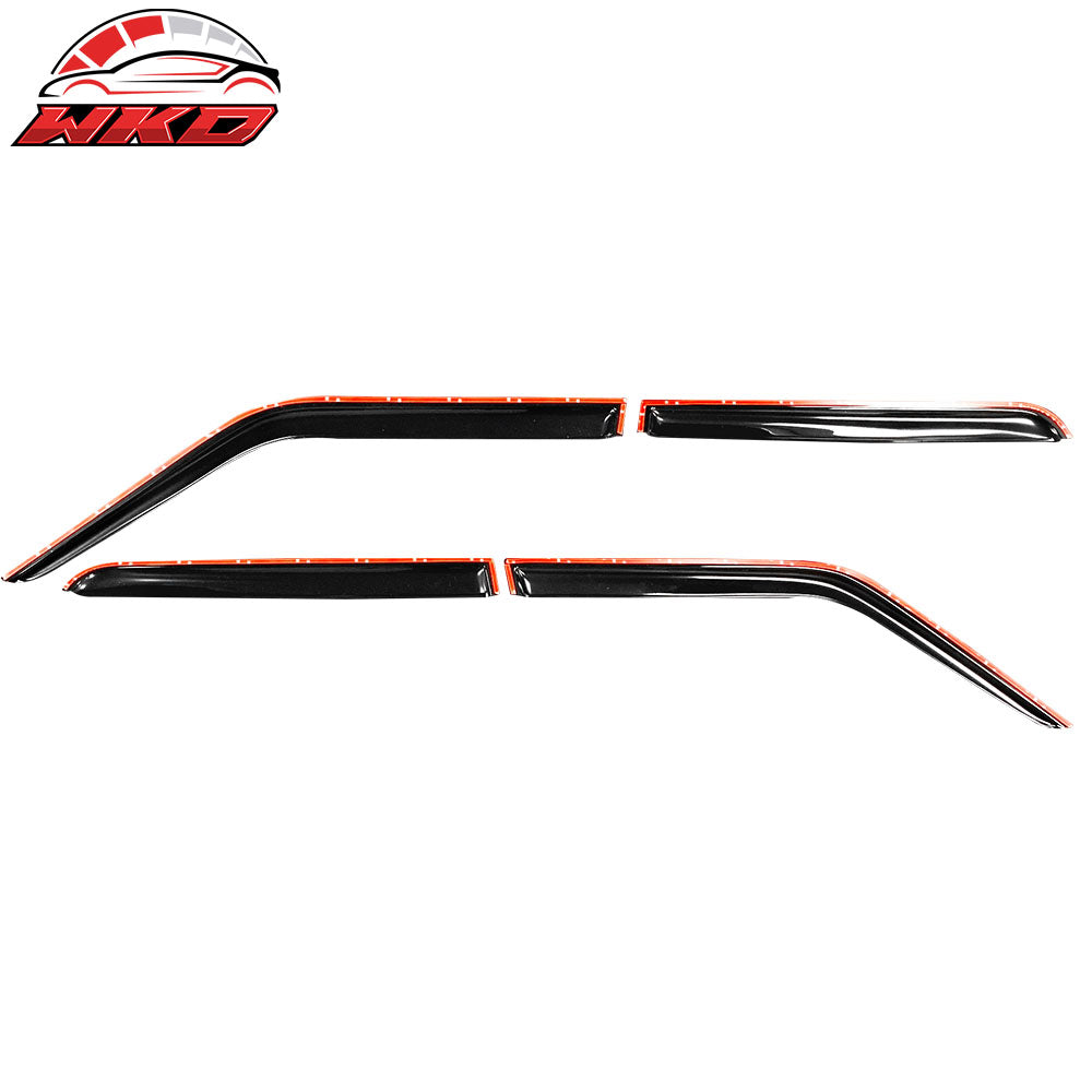 Fits 07-18 Jeep Patriot Window Visors Acrylic Sun Guard Rain Deflector 4Pc Set