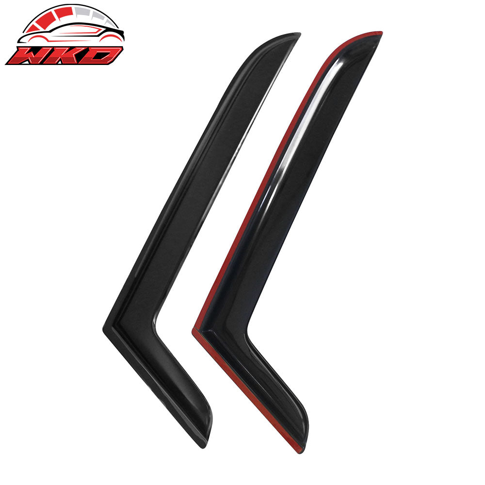 Fits 97-06 Jeep Wrangler TJ Window Visor Vent Rain Guard Sun Deflectors Tape-On