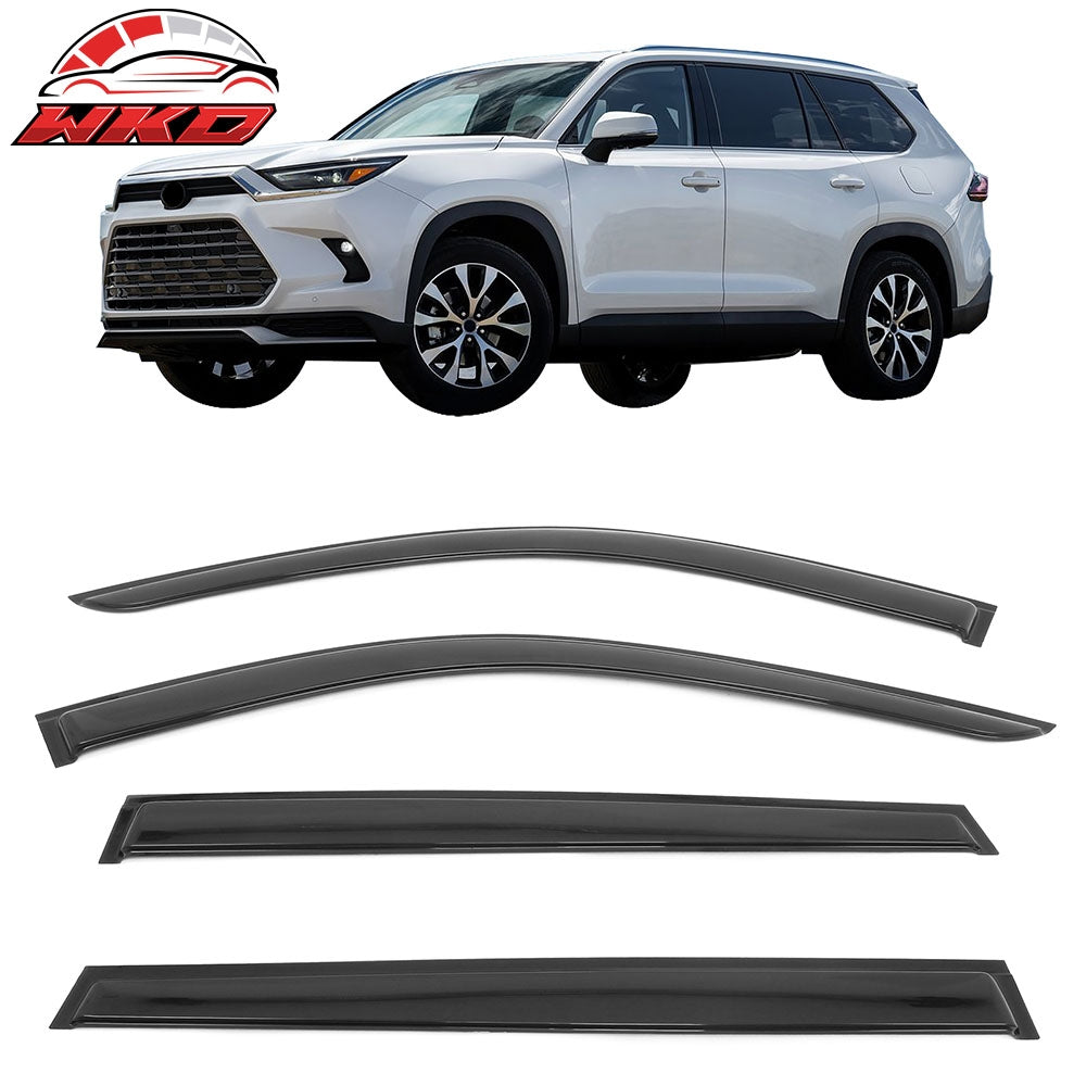 Wholesale 24-26 Lexus TX350 Toyota Grand Highlander Window Visors Deflectors Tape-On