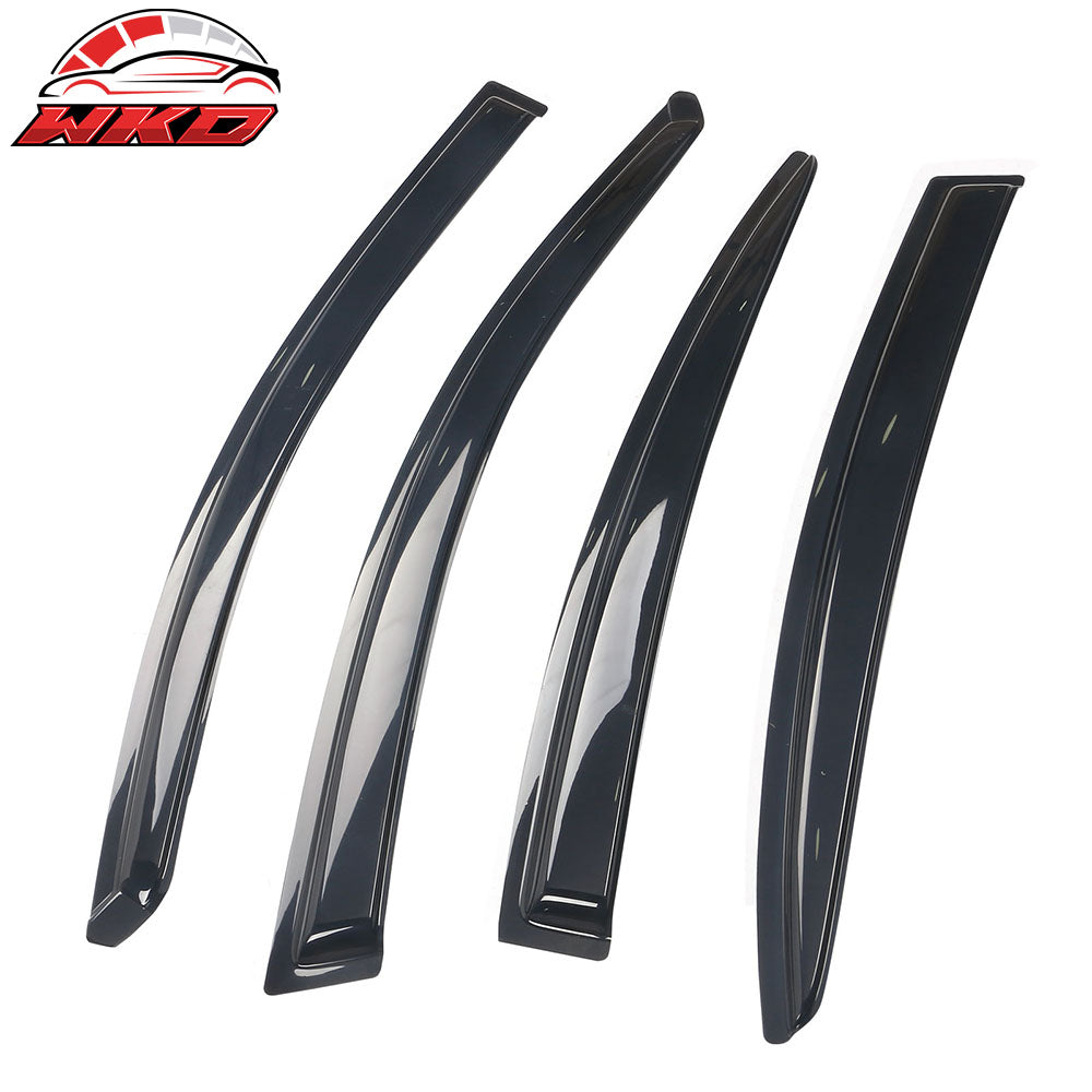 Fits 04-09 Mazda 3 Sedan 4Dr Side Window Visors Acrylic Sun Rain Deflector 4PCS