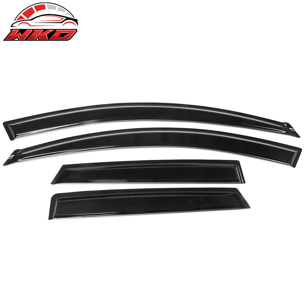 Wholesale 2010-2013 Mazda 3 Hatchback Window Visors 4Pc Set Acrylic - Bulk Orders & Dealer Pricing Available