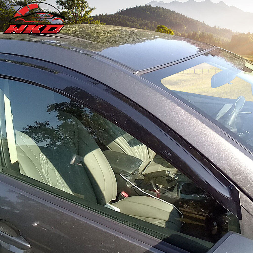 Fits 10-13 Mazda 3 Hatchback Window Visors Acrylic Sun Guard Rain Deflector 4PC
