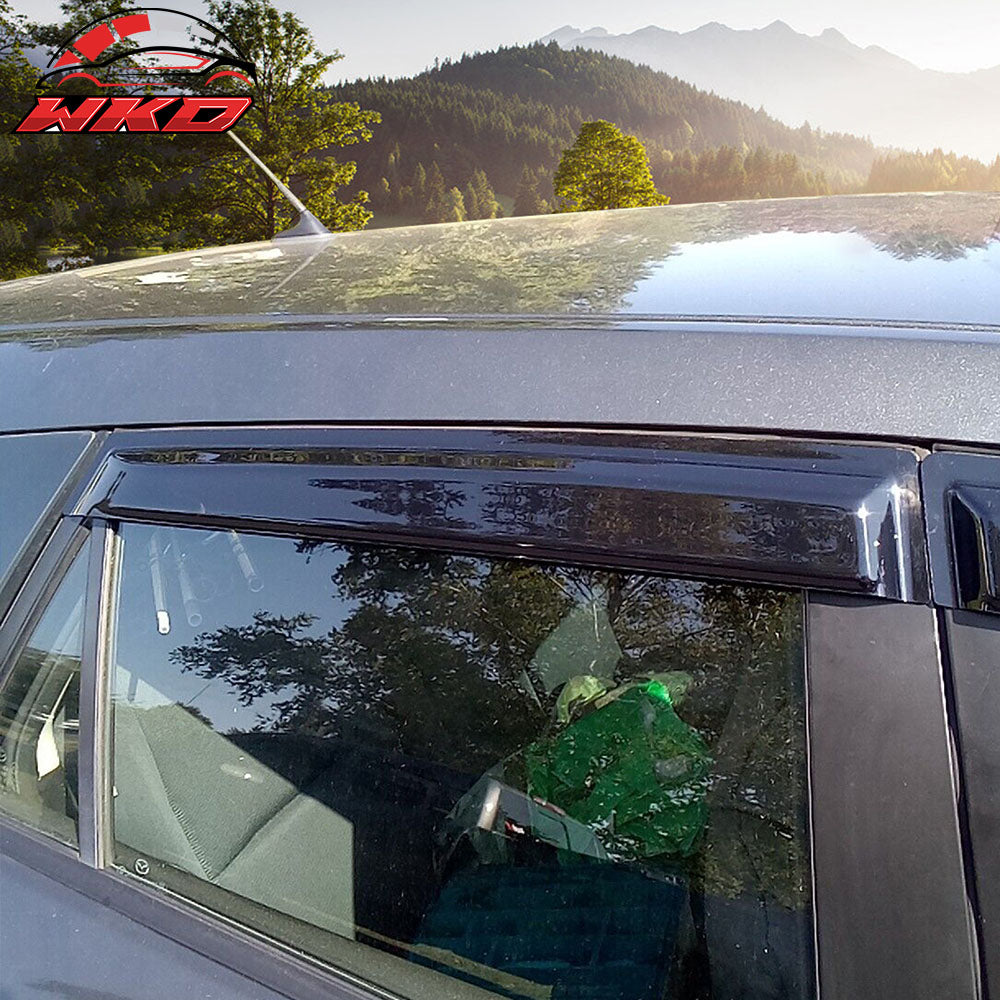 Fits 10-13 Mazda 3 Hatchback Window Visors Acrylic Sun Guard Rain Deflector 4PC