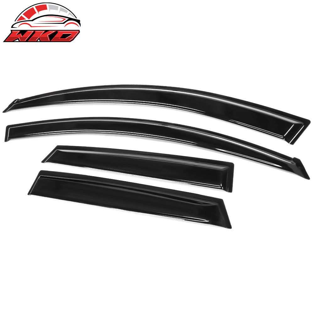 Fits 10-13 Mazda 3 Hatchback Window Visors Acrylic Sun Guard Rain Deflector 4PC