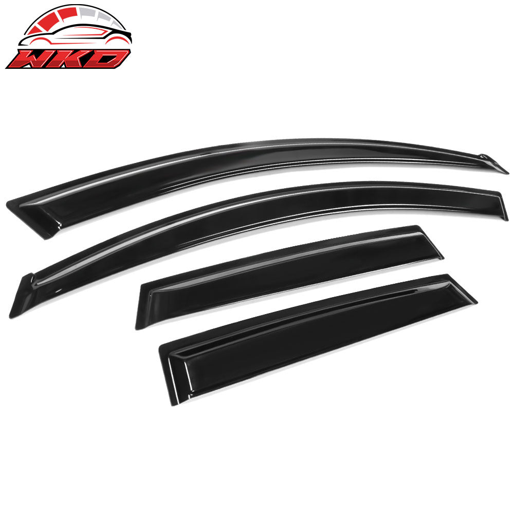 Fits 10-13 Mazda 3 Hatchback Window Visors Acrylic Sun Guard Rain Deflector 4PC
